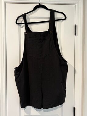 SHEIN Black Women's Shortalls